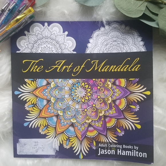 🎨Art of Mandala Coloring Book Gel Pen Bundle - Picture 6 of 9